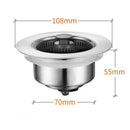 Filtro de Pia de Cozinha em Aço Inoxidável - SteelStrain