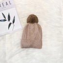 Gorro Feminino Grosso de Inverno com Pompom