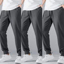 Kit 3 Calças Masculino de Moletom Jogger Flaneladas