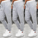 Kit 3 Calças Masculino de Moletom Jogger Flaneladas