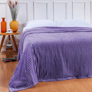 Kit com 2 Mantas Caneladas Aveludadas para Inverno