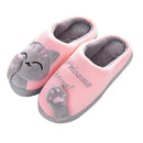 Pantufa Feminina Gato Peluciada para Inverno Antiderrapante