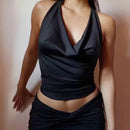 Regata Feminina Frente Única de Cetim