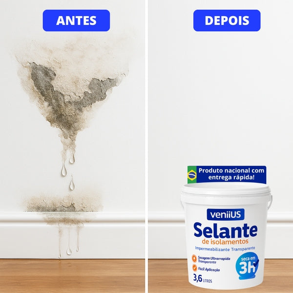 Selante Impermeável como Proteção Total contra Infiltrações e Vazamentos Veniius | 18 Litros