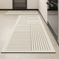 Tapete de Cozinha Absorvente Antiderrapante Listrado | StripeDry
