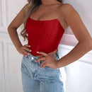 Top Corset Feminino Tomara que Caia