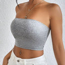 Top Feminino Tomara que Caia de Seda Gelo