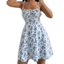 Vestido Feminino Curto Floral de Verão