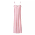 Vestido Feminino Elegante de Verão com Decote V