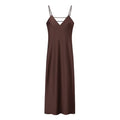 Vestido Feminino Elegante de Verão com Decote V